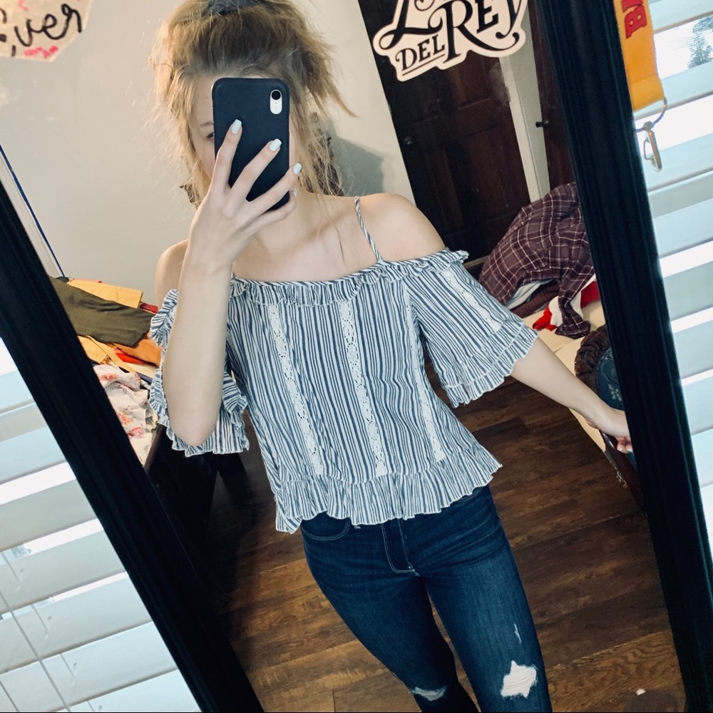 Off the shoulder blouse